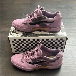 Vans Purple Sneakers with Signature Jazz Stripe